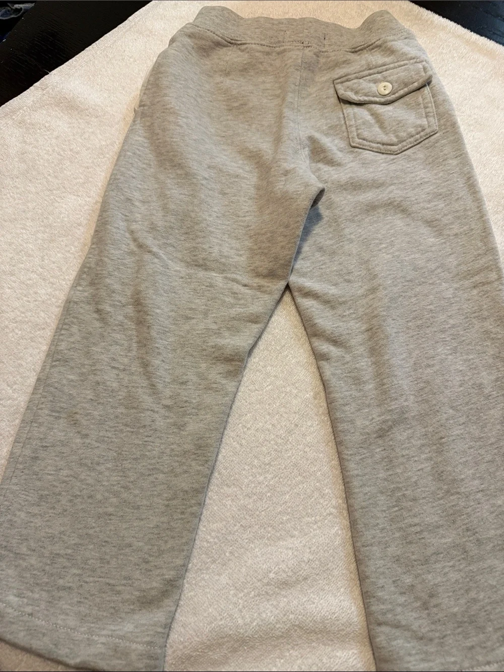 Ralph Lauren Light Grey Kids Sweatpants with Drawstring
